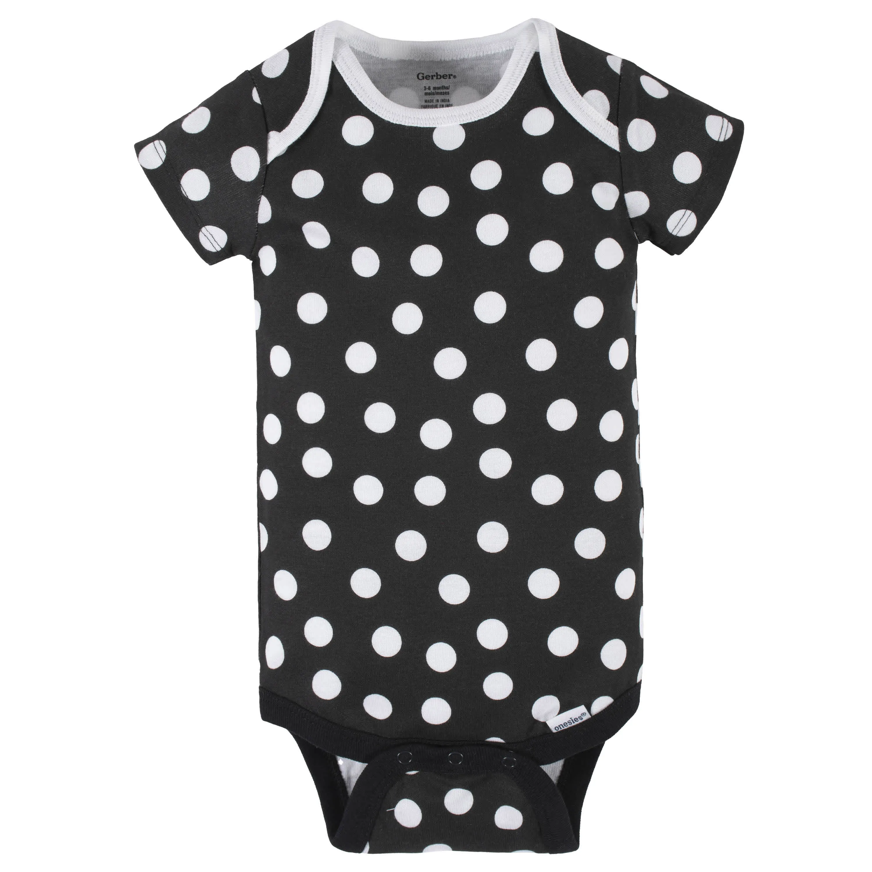 4-Pack Baby Girls Yellow Garden Short Sleeve Onesies® Bodysuits