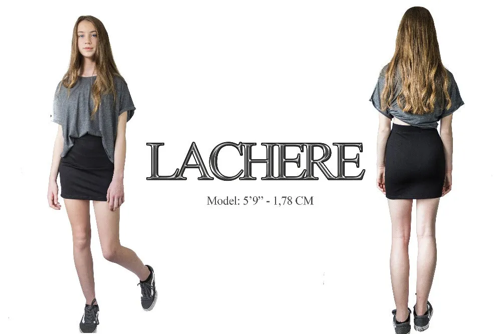 Black Mini Skirt - Premium Jersey