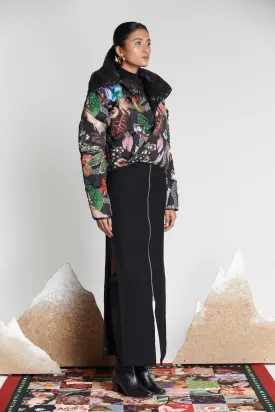 BotanEye Reversible Puffer Bomber Jacket