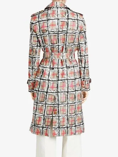 BURBERRY BRISTON SCRIBBLE TRENCH COAT