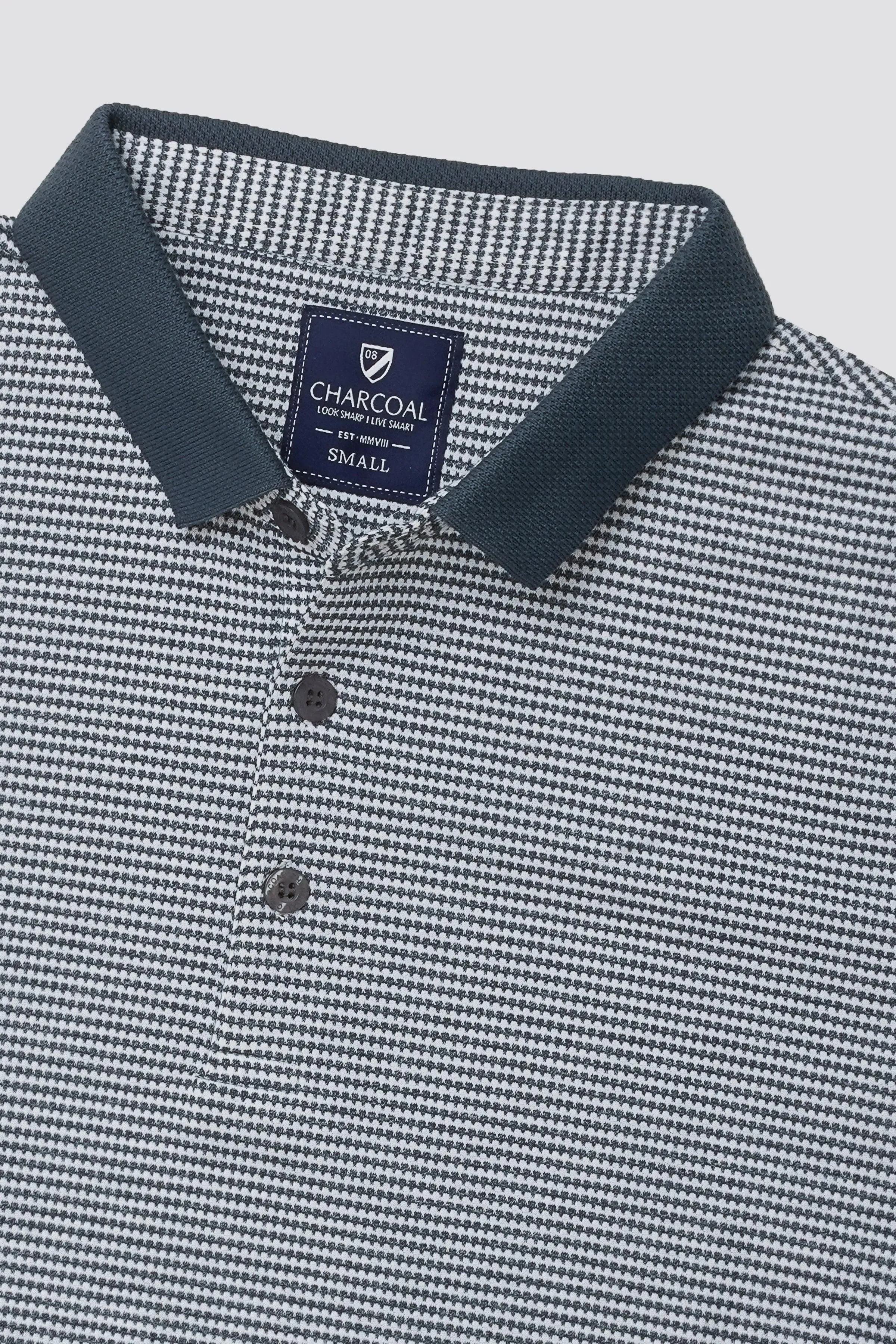 EXECUTIVE POLO GREY WHITE