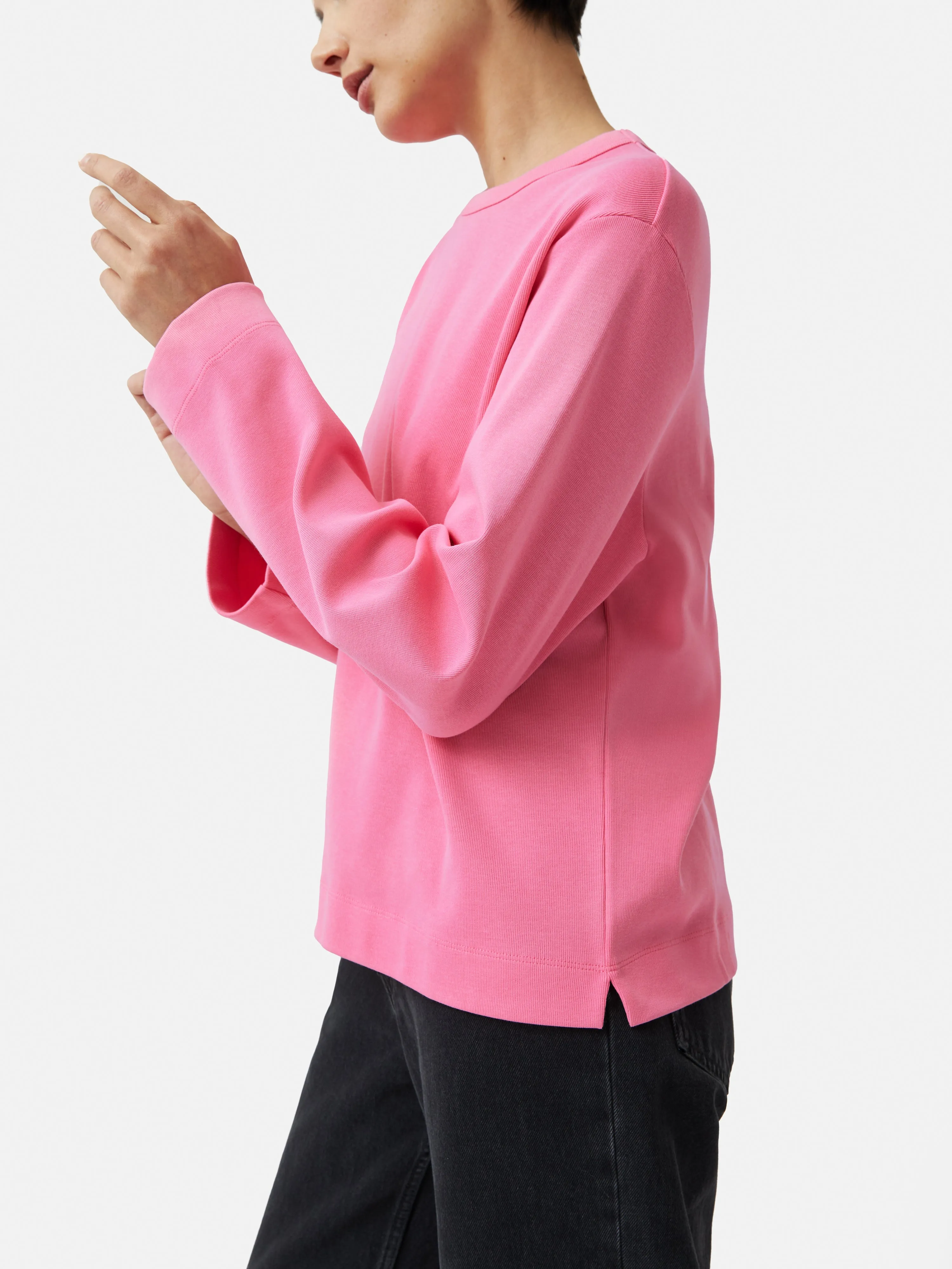 Heavy Cotton Sweatshirt | Pink