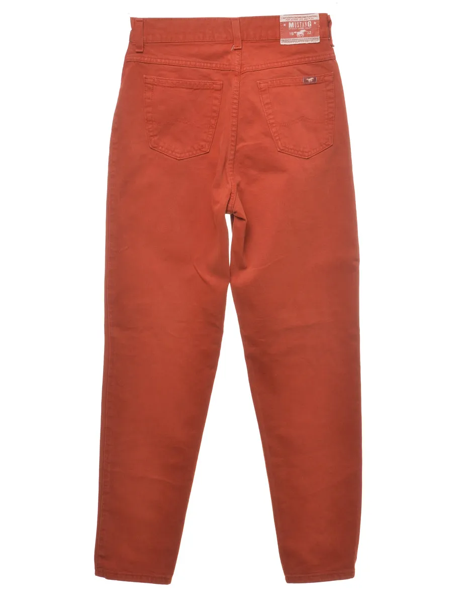 High Waist Tapered Jeans - W27 L30