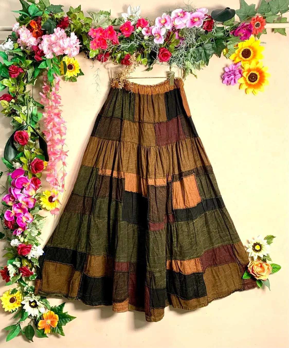 Hmong Gypsy Patchwork Skirt