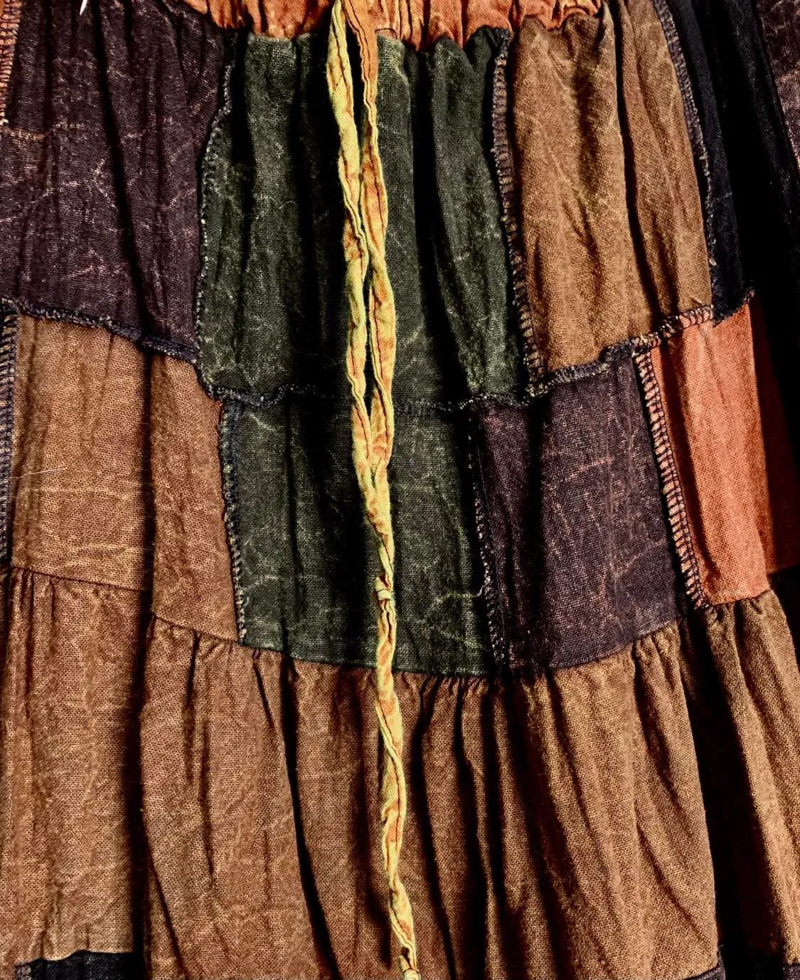 Hmong Gypsy Patchwork Skirt