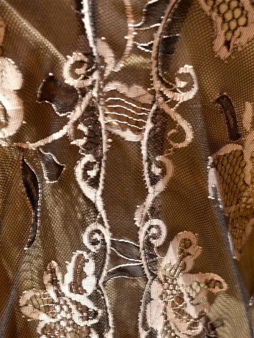 James Coviello Black Lace Shift Dress