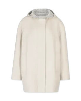 Logo-Lined Cashmere Coat