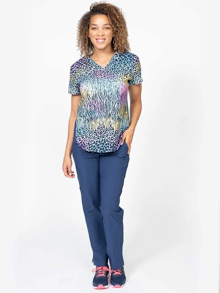 Meraki Sport Women's Print Scrub Top | Trendy Spots
