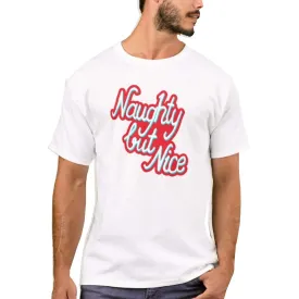 Nutcase Designer Round Neck Men's T-Shirt Wrinkle-Free Poly Cotton Tees - Naughty But Nice