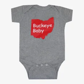 Ohio Buckeye Baby Onesie
