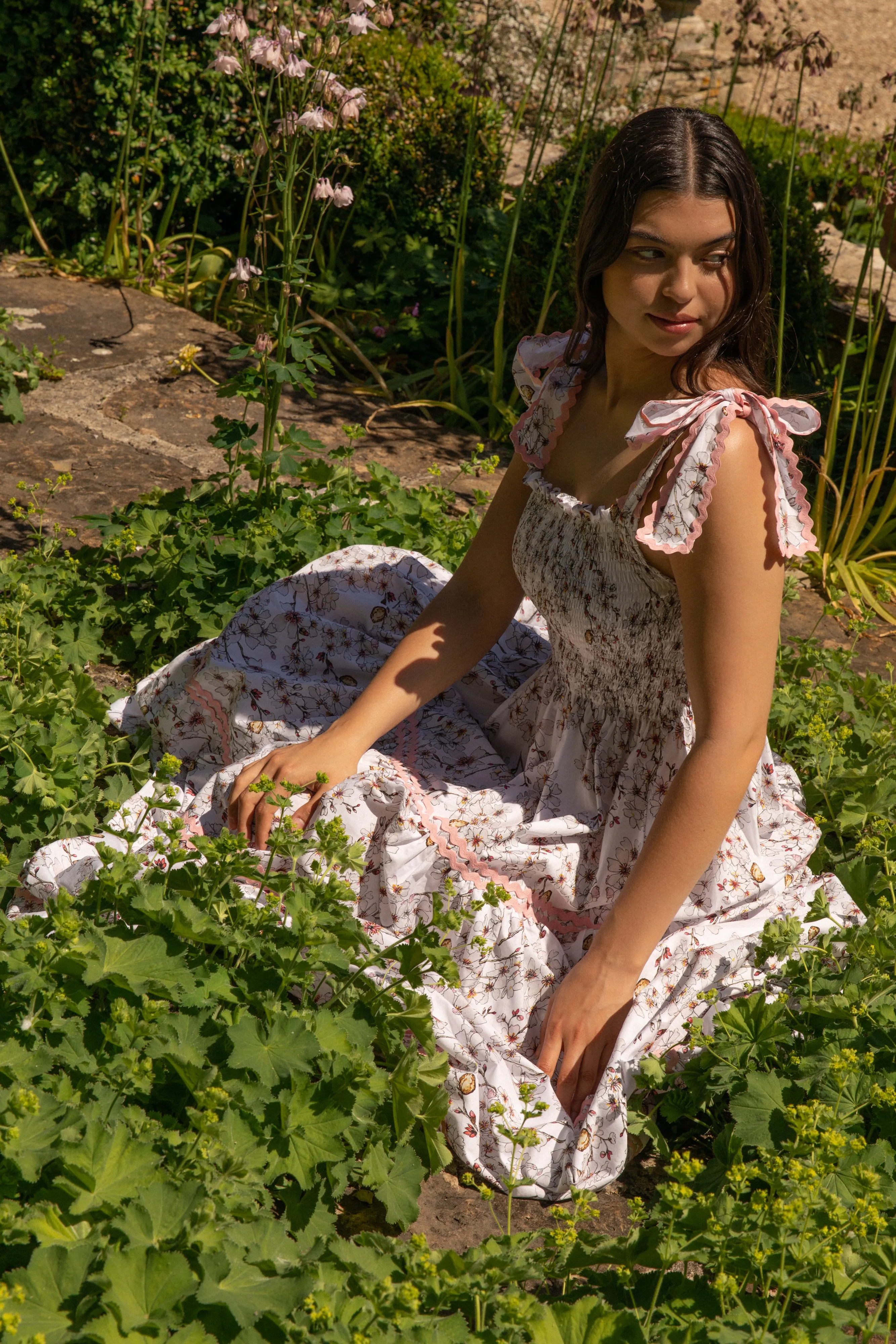 Patmos Dress - Almond Blossom