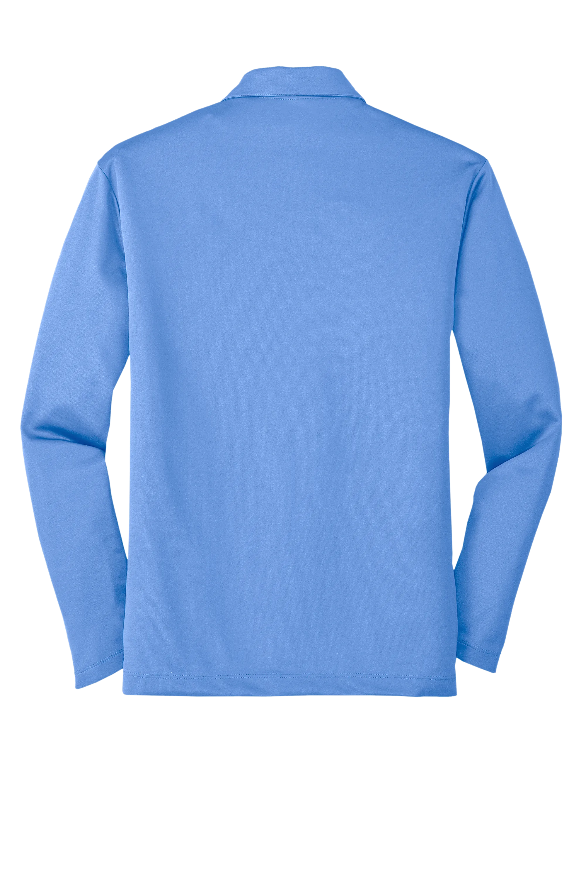 Port Authority® Silk Touch™ Performance Long Sleeve Polo - Carolina Blue
