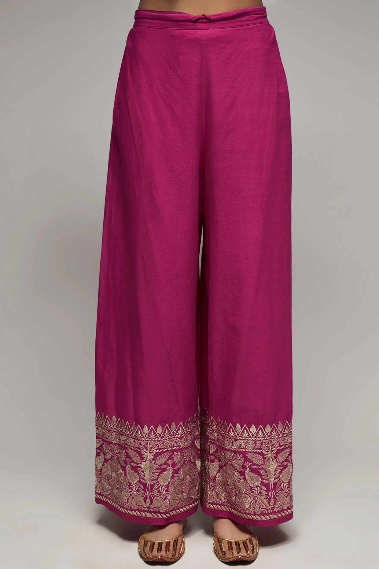 Rati Rani Pink Palazzo Set