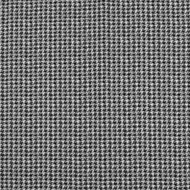 Stretch Plaid Suiting - YORK - 003 - White & Black
