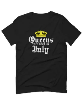 The Best Birthday Gift Queens are Born in July For men T Shirt