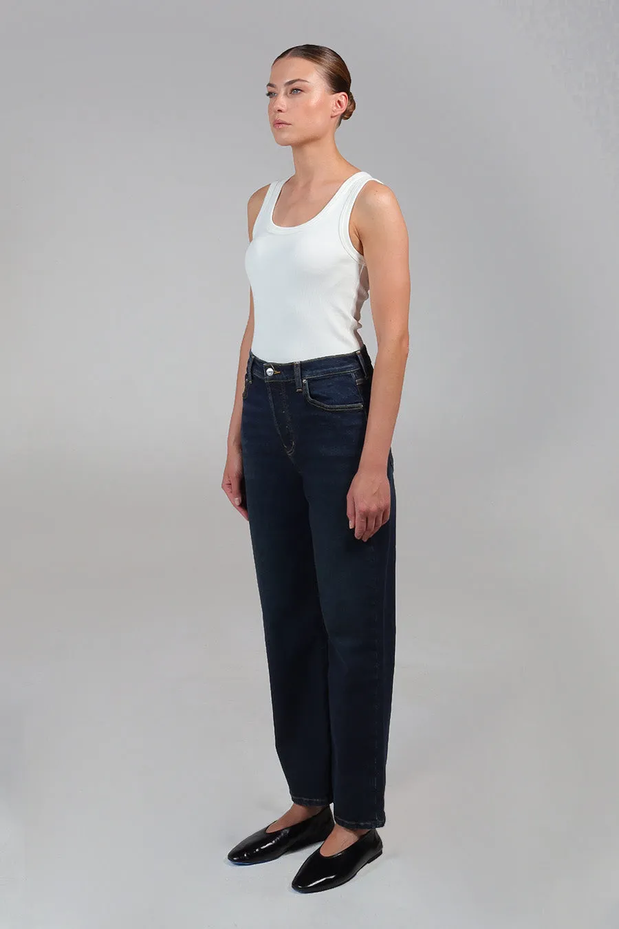 Tyler High Rise Vintage Straight - Stormchaser